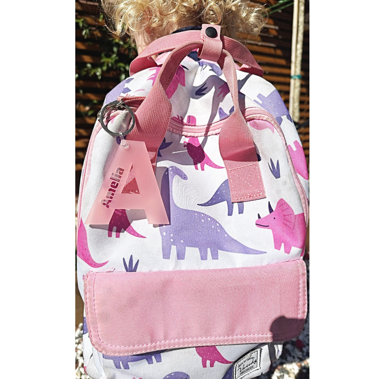 Initial Backpack Name Tag