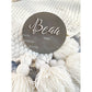 Birth Announcement Disc Acrylic