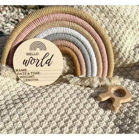 Birth Announcement Disc