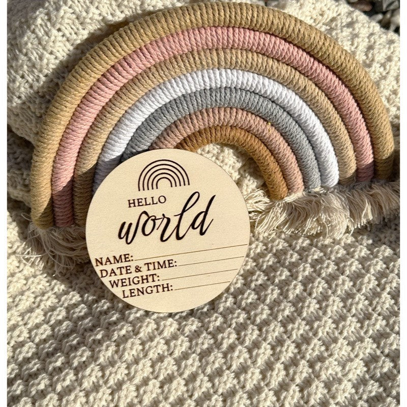 Birth Announcement Disc