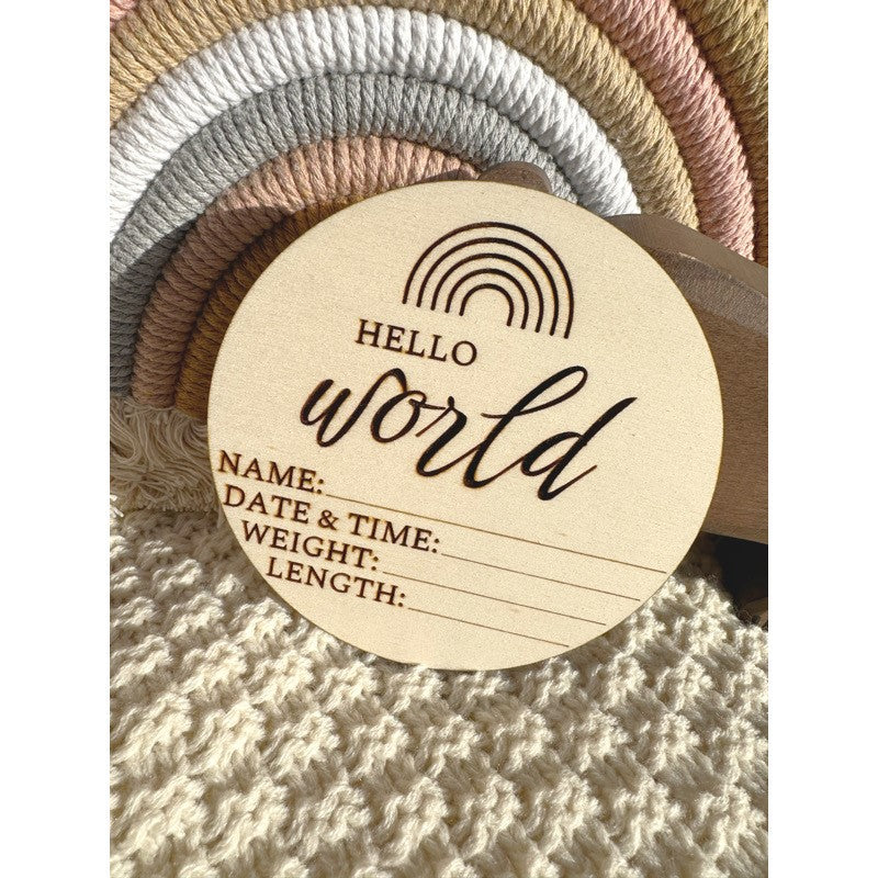 Birth Announcement Disc