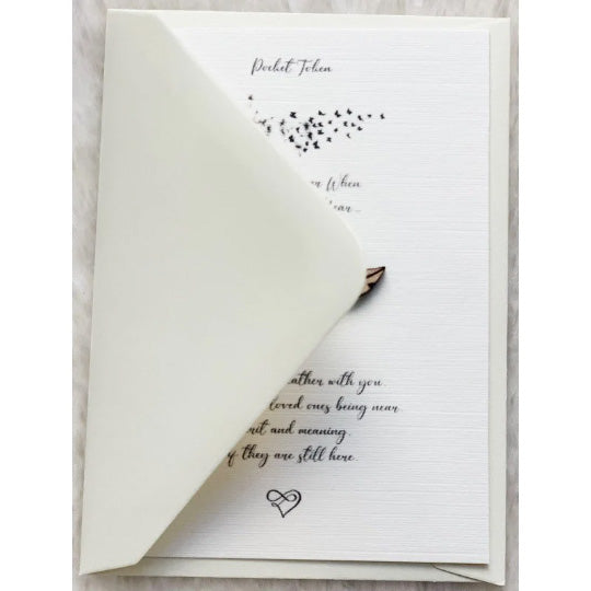 Loss Pocket Hug Token Poem Card