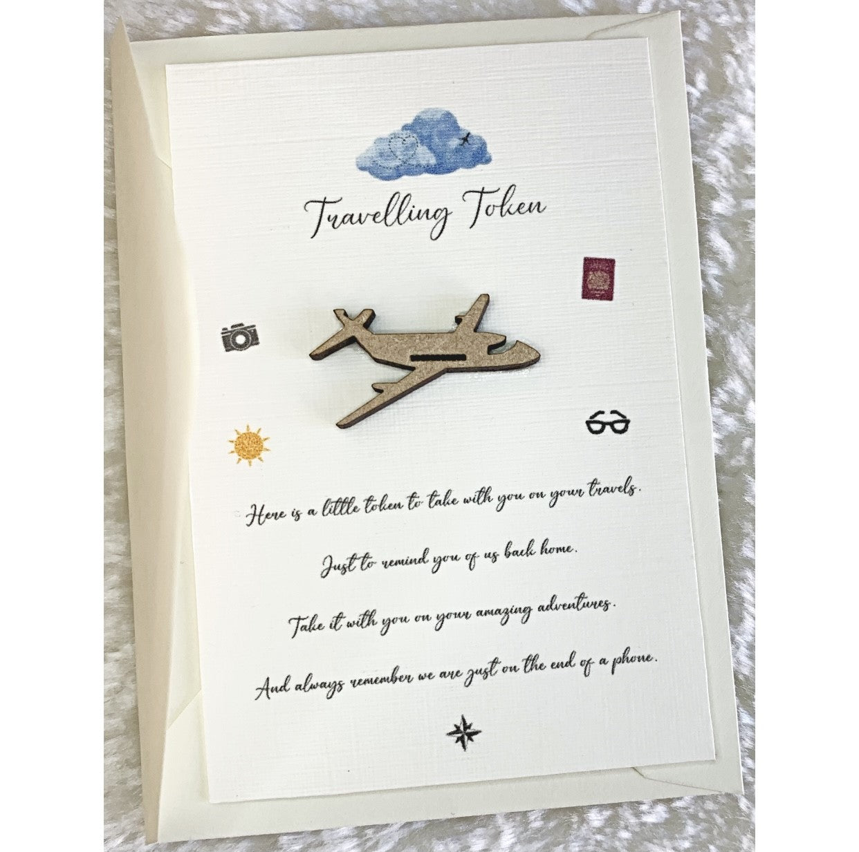 Travelling Token Poem Card